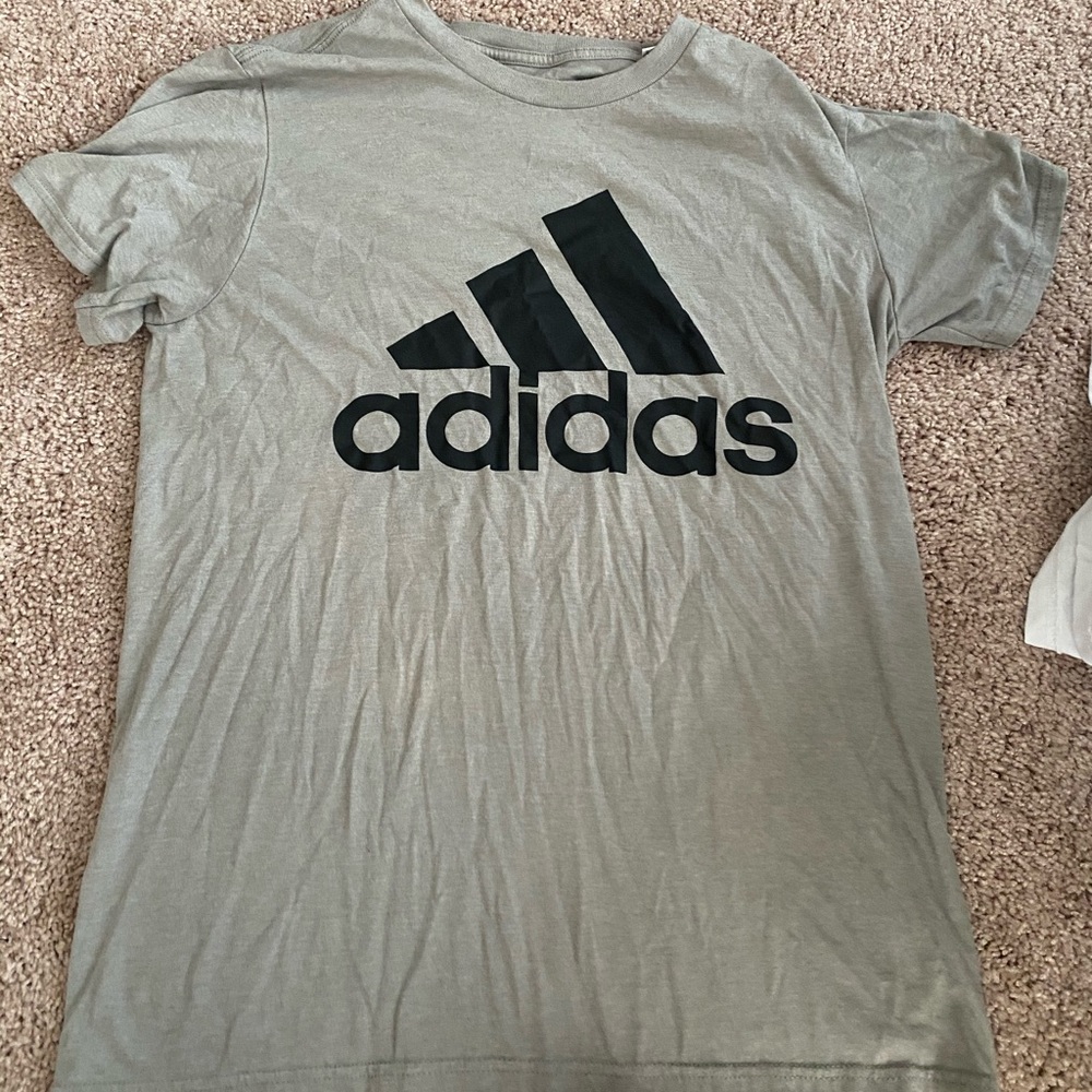 Grey adidas shirt